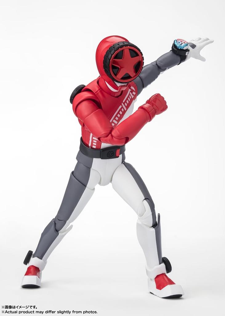 Bakujo Sentai Bunger Bun Rød ca 145 mm PVC ABS malt bevegelig figur SHFiguarts &