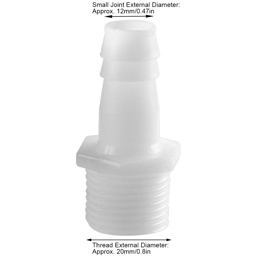 10 STÜCKE Aquarium 1 2 Gewinde Rohradapter Aquarium Luftpumpe Anschluss Schlauchverschraubungen Verbinder 12MM