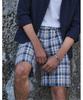 TREMOLO Check Cotton Blend Shorts_Trhds5M4341