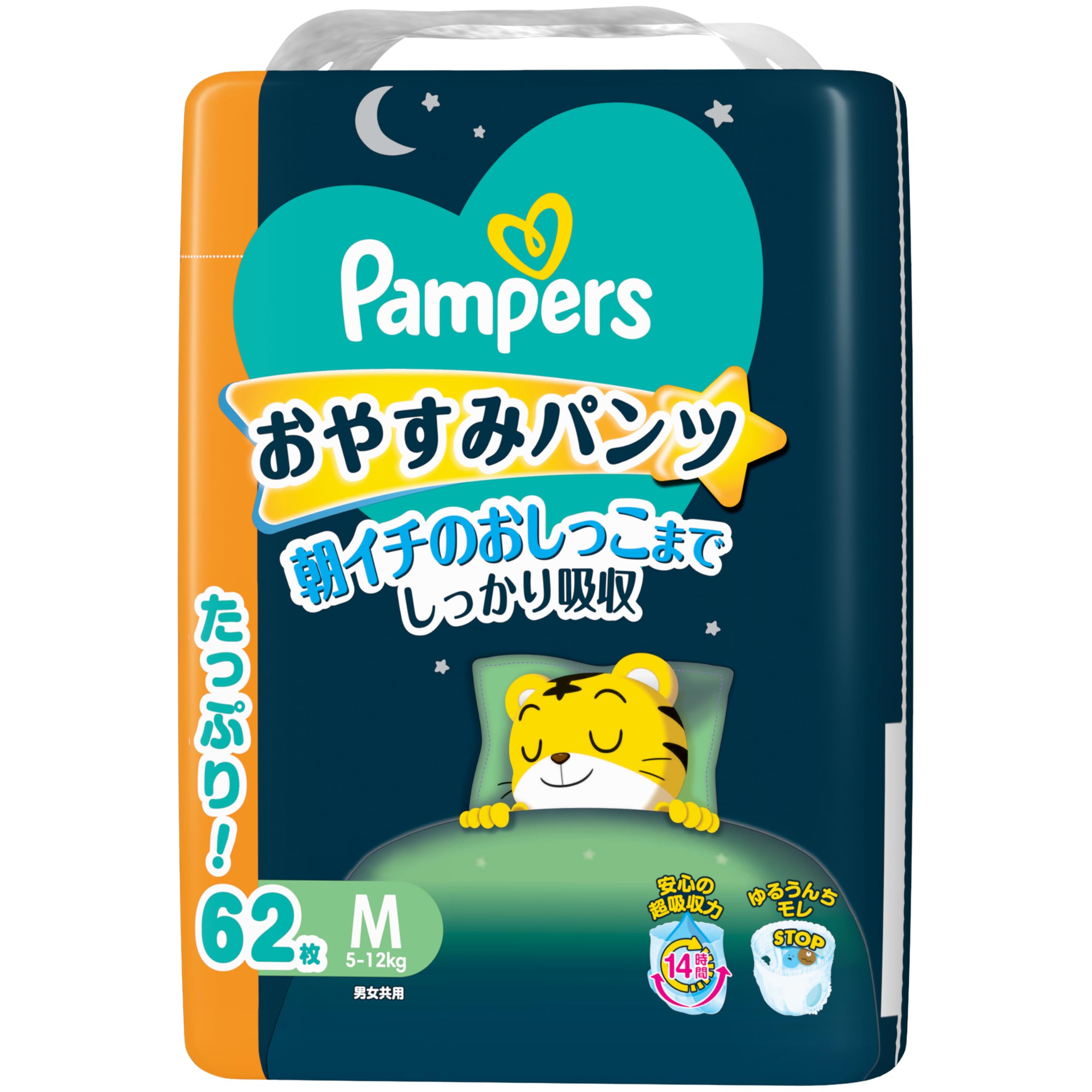

Pampers Sleep Pants 62 diapers (Size M) - (5-12kg)
