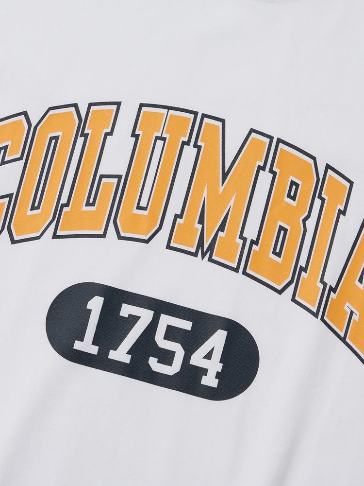 COLUMBIA UNIVERSITY Cu 1754 Arch Logo T-Shirts White