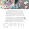 Silicone Letter Numbers Molds Reusable DIY Craft Tool for Jewelry Keychain Pendant Ornaments