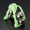2Pcs Outdoor Night Glow Twin Bell Rings Fishing Rod Clip Bite Lure Alarm Alert