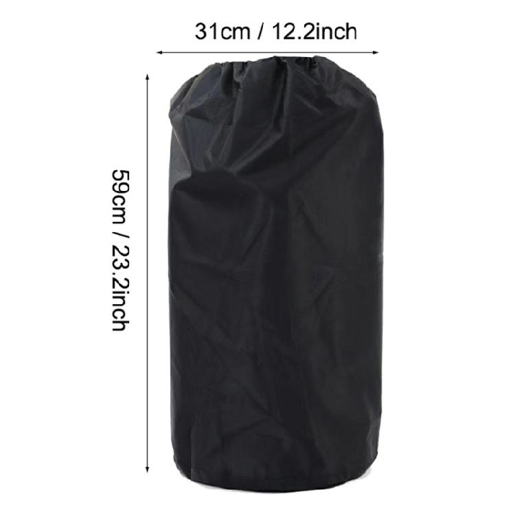 Folding Protective Cover Cooking Fuels Container Cover for Portable Gas Cylinders Water Resistant Oxford Cloth Texture