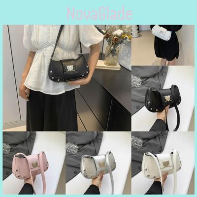 Chic Street Style Pu Material Women's Shoulder Bag 2024 Summer New Design With Magnetic Closure