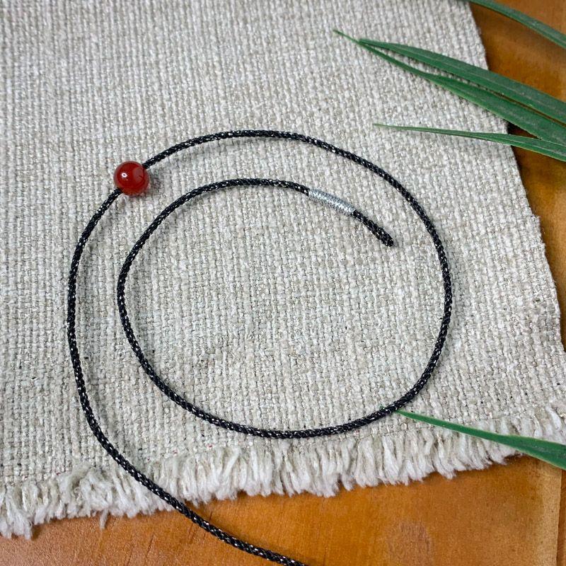 DIY Extremely Fine 1mm String Lucky Beads Anklet Carrying Strap