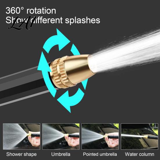 Car Water Sprayer Jet Nozzle Power Washer for Garden Hose Pressure Wand with 3 Adjustable High Hose Nozzle Washing Patio Outdoor Cleaning