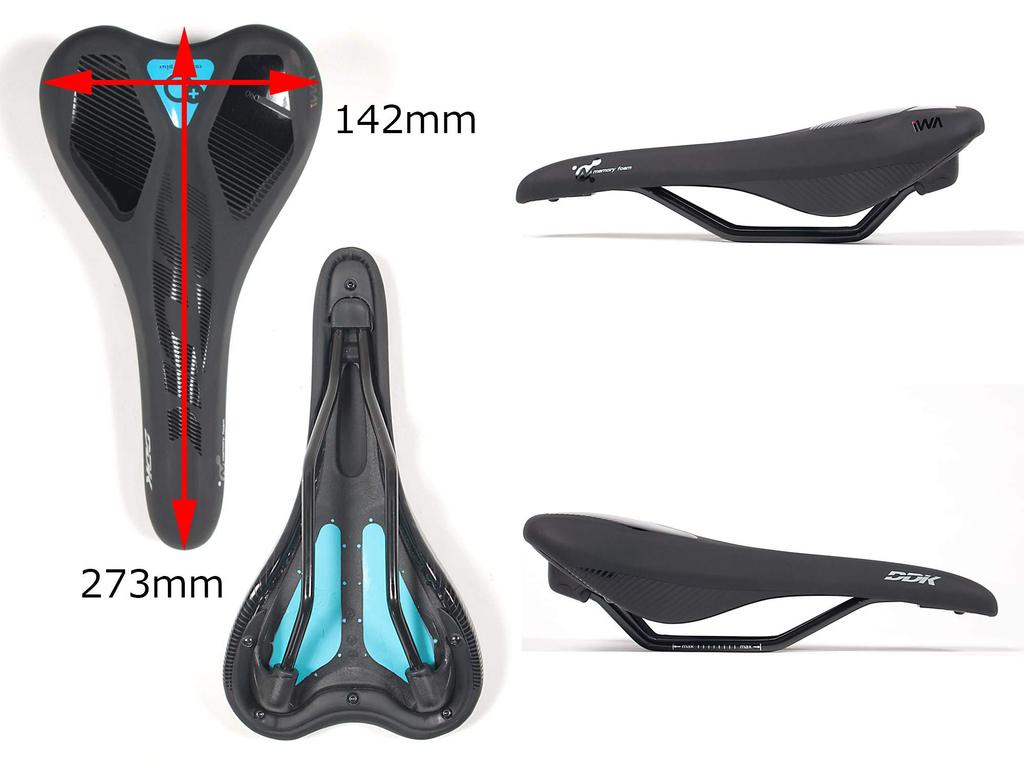 iWA Hybrid Saddle Comfort Plus D063 Bicycle Painless Road Bike Cross Bike