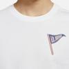 Jordan T Shirts Men's White Crew Neck Moderate Straight Fit (Unisex) T-Shirts DQ6075 100