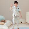 ZISEHY Boys' Cotton Long-Sleeve Pajama Set