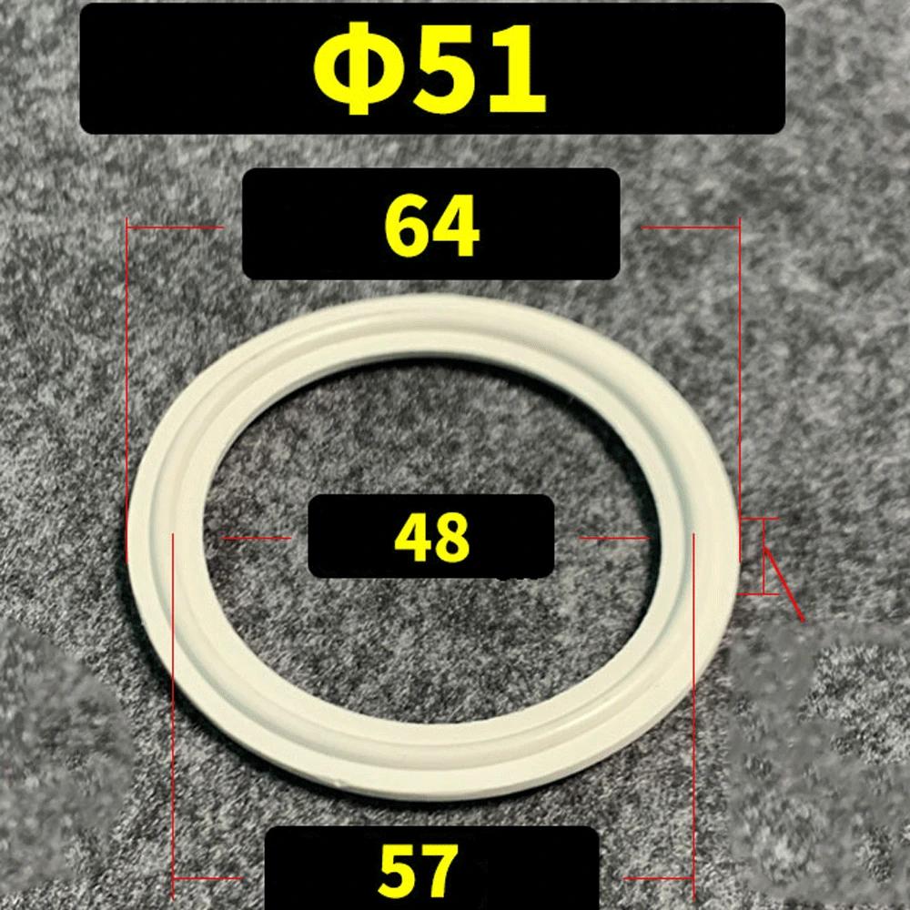 White EPDM 38 51 63 76 89 102-219mm 1.5" -8" Tri Clamp Seal Gasket Acid and Alkali Resistant