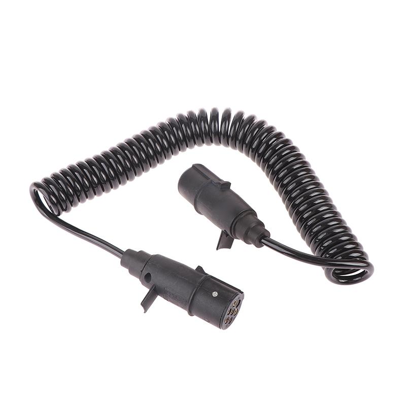 7-Wege-Anhängerkabel, elektrisches Spiralkabel, Anhänger-Abreißkabel für Sattelschlepper