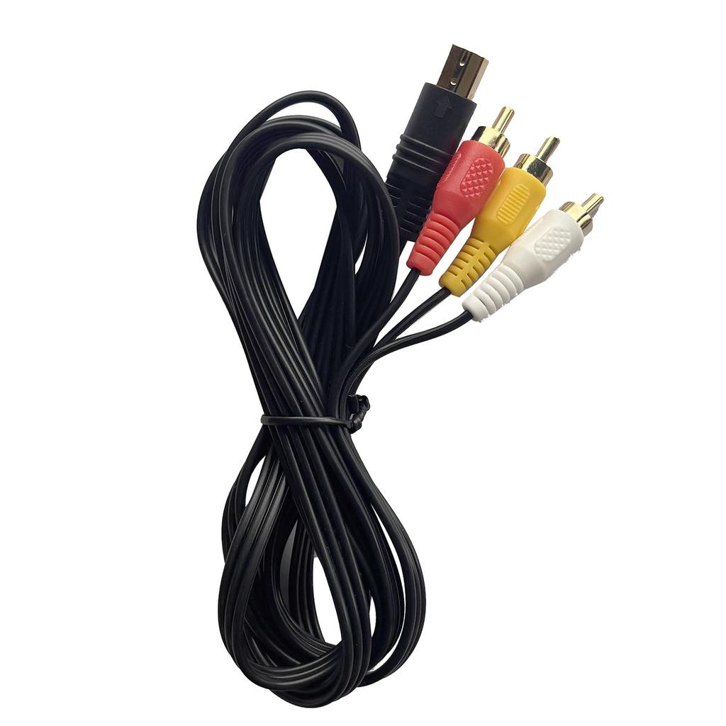 Allone AV Cable for Sega Saturn x x 5cm Stereo AV (Early/Late Models) 1.5 1.5 Cable, Portable, ALG-SSAVC