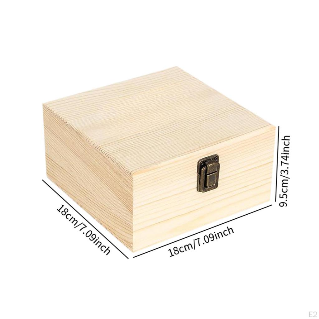 Aufbewahrungsbox aus Holz, Ständer für ätherische Öle, Nagelgel mit 25 Fächern