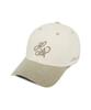 Line Binyu La Two-Tone Ball Cap - Beige & Cream