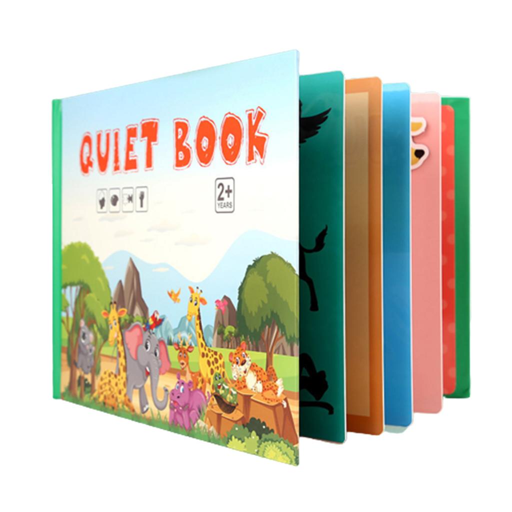 Quiet Busy Book For Kids Montessori Toys To Learning Early Skills For Preschool