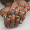 Short Almond Nail Tips Fake Nail Glues On Nail Stick On Nail Press On Nail Artificial False Nail for Womens and Girls