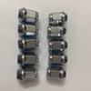 Car  Wheel Nuts 19mm Hex  Length 35mm   M14x1.5 M12x1.5 M12x1.25 Lug Nuts  M14x2, 1/2-20 Chrome Closed End Lug Nuts 10 Pieces