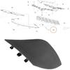 Jaronx Compatible with Tesla Model S/X Front Bumper Tow Hook Cover 2016-, Front Bumper Tow Eye Cover Trailer Hook Cap Replacement, for Tesla Model