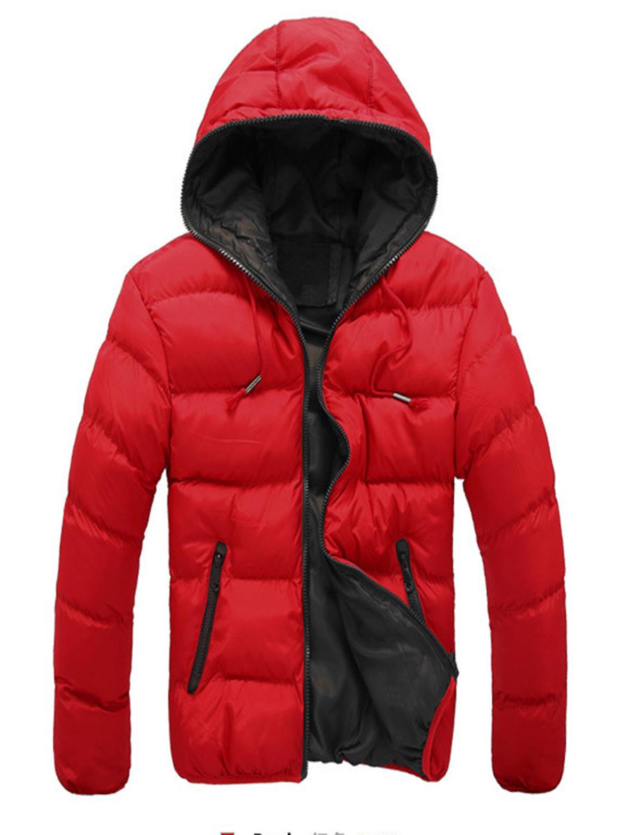 

Men s British Style Hooded Cotton Jacket - Autumn/Winter Trendy Outerwear 2XL