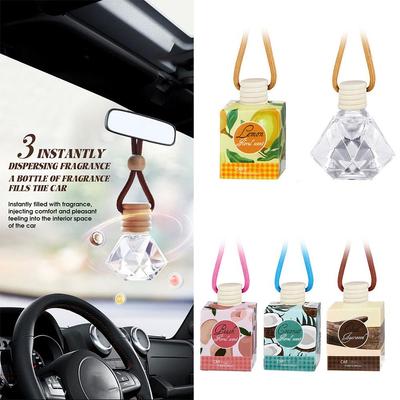 Auto Aromatherapy Fragrance Pendent Bottle Perfume Diffuser Long Lasting Fragrance Car Hanging Perfume Interior