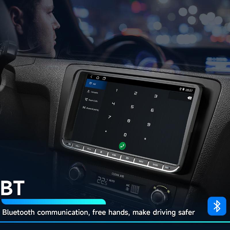 9 Inch Car Radio Android 12 For VW Volkswagen Skoda Octavia Golf Passat B6 B7 Polo Jetta Tiguan Touran 2 Din Autoradio Carplay