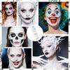 White Liquid Foundation Pure White Toning Cream Foundation, Face & Body Painting Product for Cosplay, Mardi Gras and Carnival