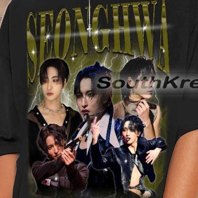 Limitiertes Seonghwa Kpop Vintage T-Shirt, Seonghwa Fan-T-Shirts, Seonghwa Retro 90er Shirt, Seonghwa Bootleg T-Shirts, Kpop Shirt, Kpop Merchandise, Kpop Geschenk