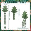 12 Pieces Christmas Garland Hangers Wreath Ties Stocking Holders Adjustable for Porch