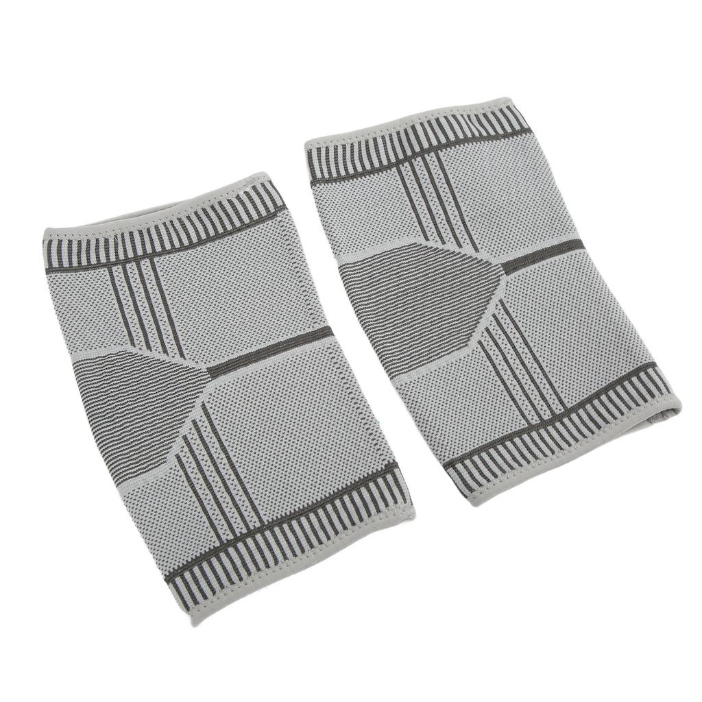 1 Pair Graphene Elbow Pads Elbow Joints Warmer Sleeves for Outdoor Sports Lattice Heating M