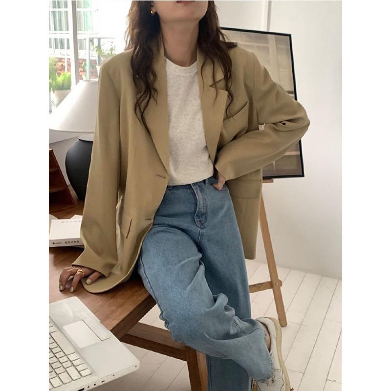 Blazer Women's New Spring and Autumn Casual Versatile Temperament High-end Design Sense Popular Temperament Suit Jacket Trend