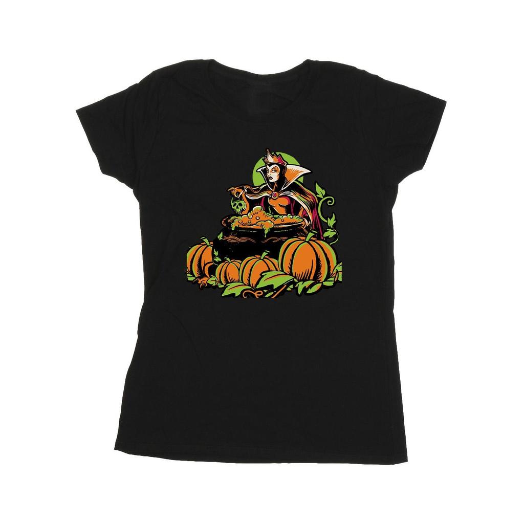 Disney Womens/Ladies Evil Queen Villains Cotton Halloween T-Shirt