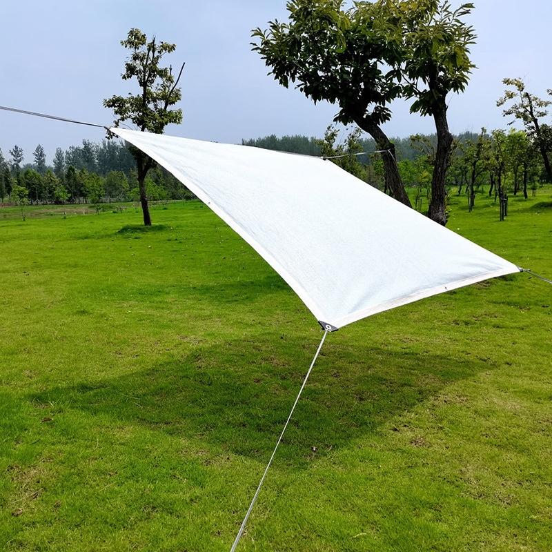 White HDPE Sun Shade Net Outdoor Anti-UV Sunshade Net Shade Mesh Sail Summer Gazebo Balcony Terrace Shading Nets Awning Tents