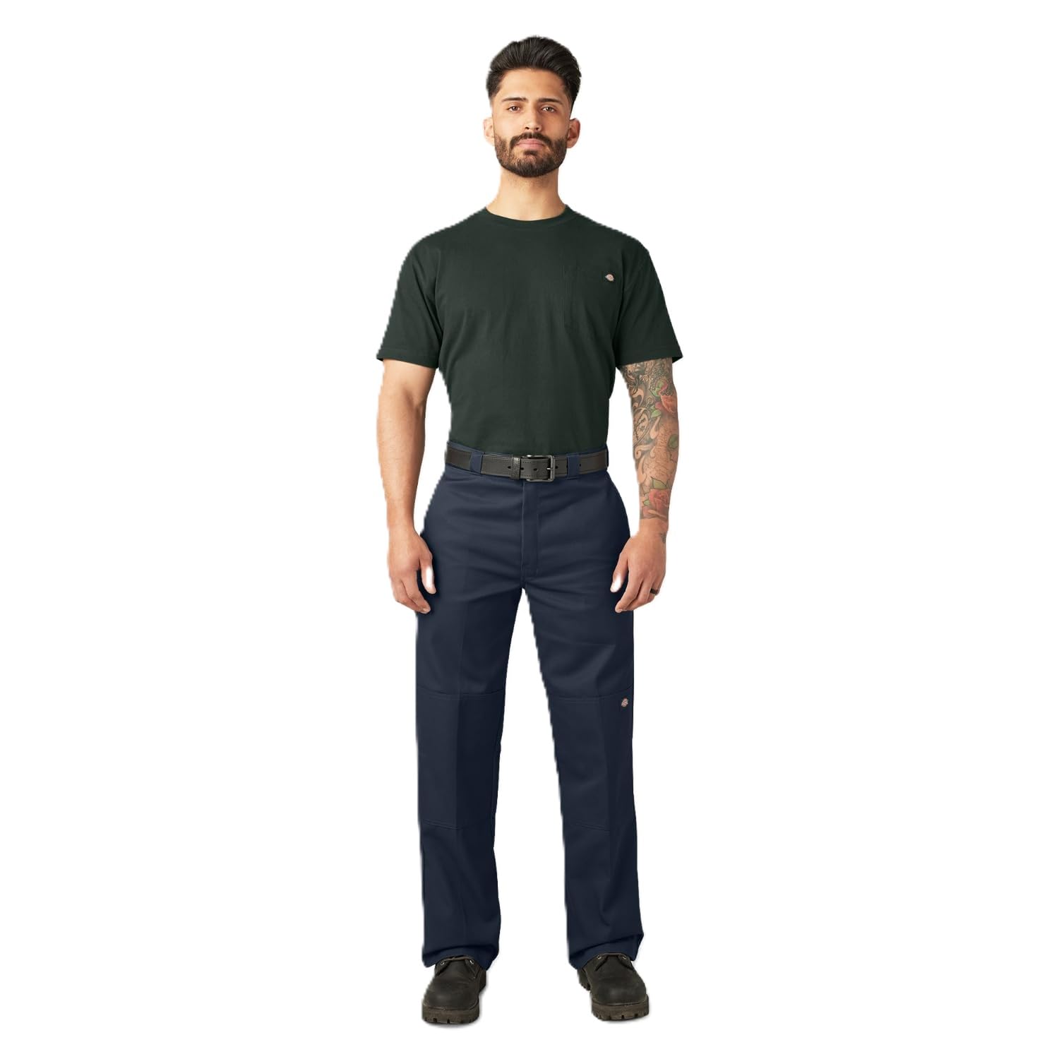 

Dickies Men s L30 Twill Double Knee Work Pants, Dark Navy, Size 28, D85283