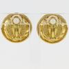 CHANEL COCO Mark Earring vintage Plated Gold/Fake pearl 15.0g Women Used