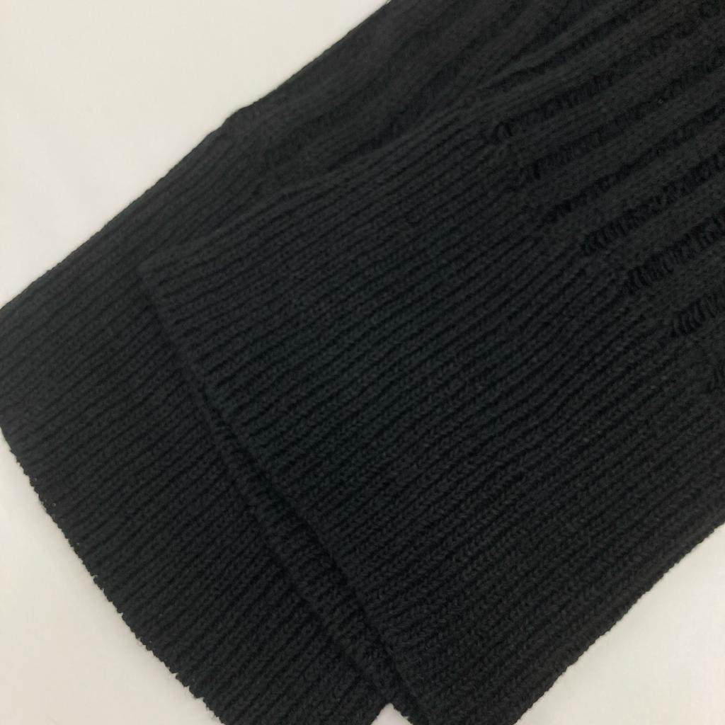 Deuxieme Classe 2011 Black Silk Linen Sheer Oversized Knit tops Not written blackUsed