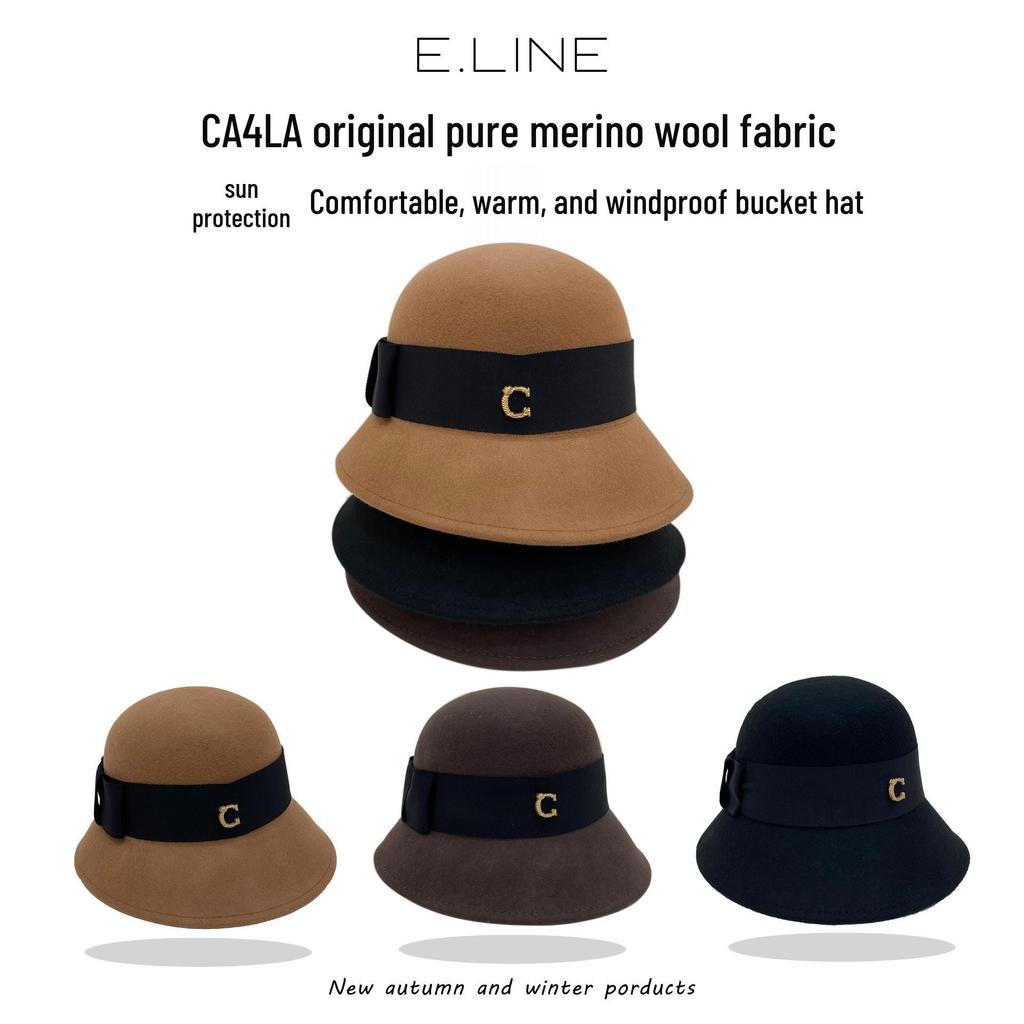 Pălărie Fedora Elegantă Retro Franceză din Lână pentru Femei - Stil Toamnă/Iarnă