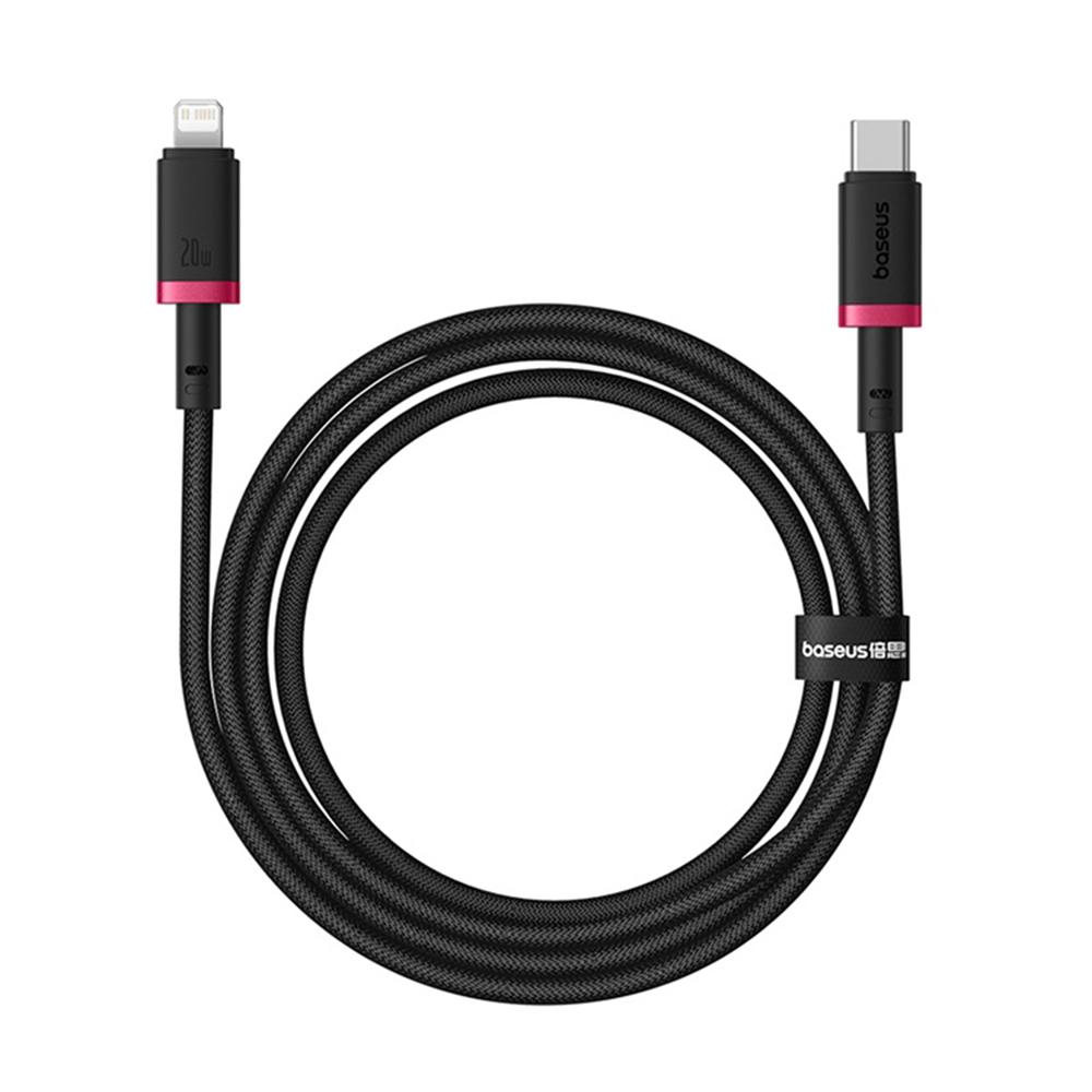 

BASEUS Dura Series PD 20W Fast Charging Cable Type-C to iP Data Cord,Length: 1m Red+Black