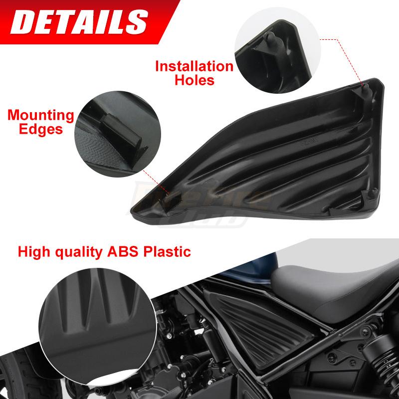 Motorcycle Side Frame Cover Panel Engine Fairing For Honda Rebel CMX 250 300 500 CMX500 2017 2018    2022