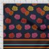 oneOone Cotton Flex Fabric Stripe & Floral Panel Print Fabric BTY 40 Inch