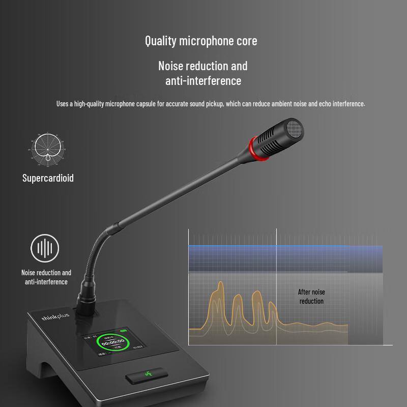 Lenovo LS88 Series Professional Wireless Gooseneck Conference Microphone System (CN Version)