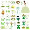 Tiana & Tinkerbell Green Cosplay Jewelry Set