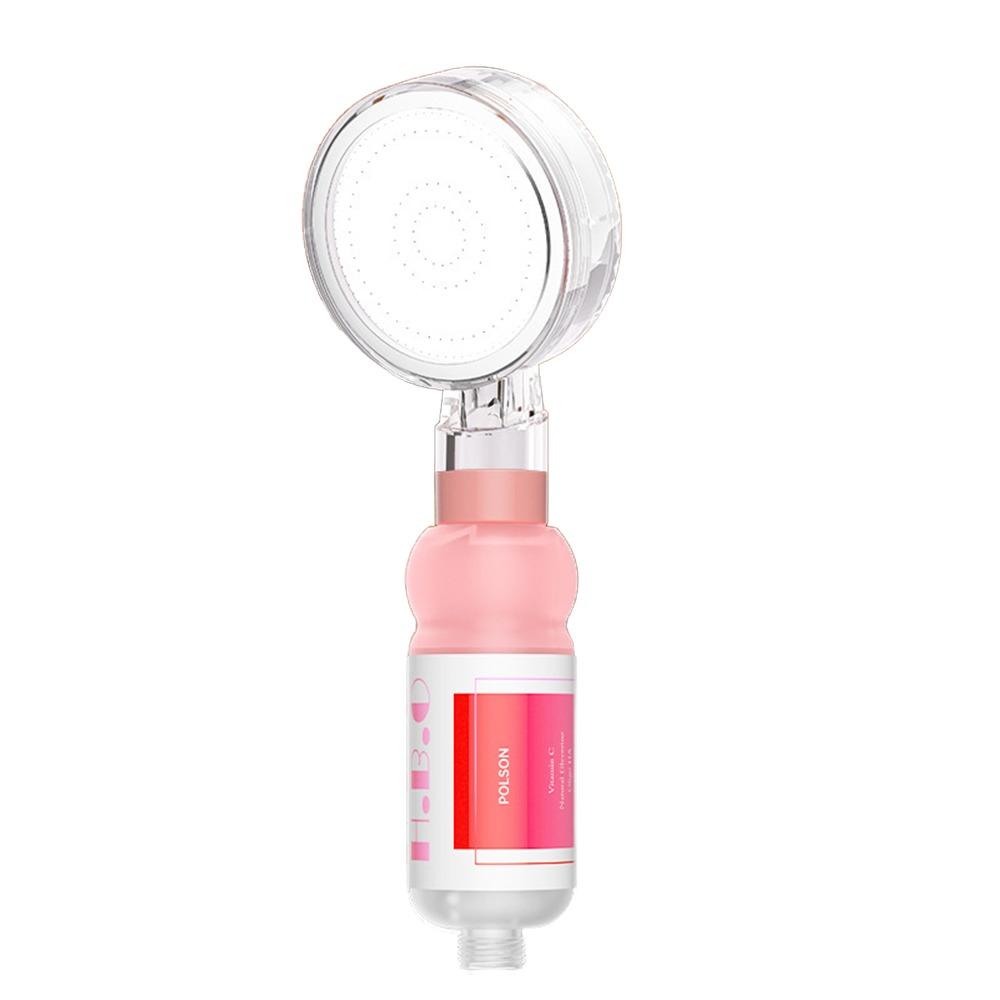 

Розовая душевая лейка, фильтр для воды, дехлорирование, защита от накипи, парфюмированный фильтр для воды, фильтр примесей с витамином C ярко-розовый