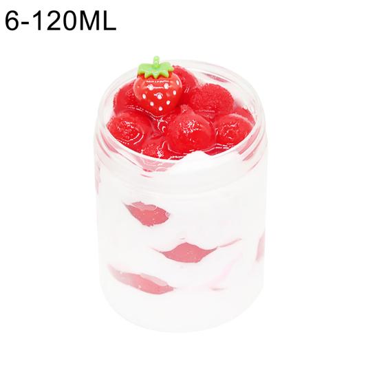 60/120ml Fruit Ice Cream Slime Mud Clay Craft Stress Reliever Sludge Kids Toy