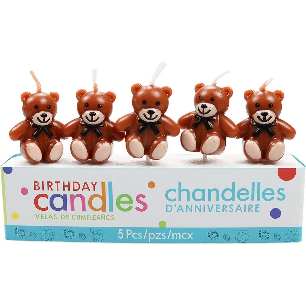 3pcs Cartoon Rabbit Candle Set Cute Mini Funny Bunny Baby Kids Children Happy Birthday CandlesParty Supplies Cake Decoration