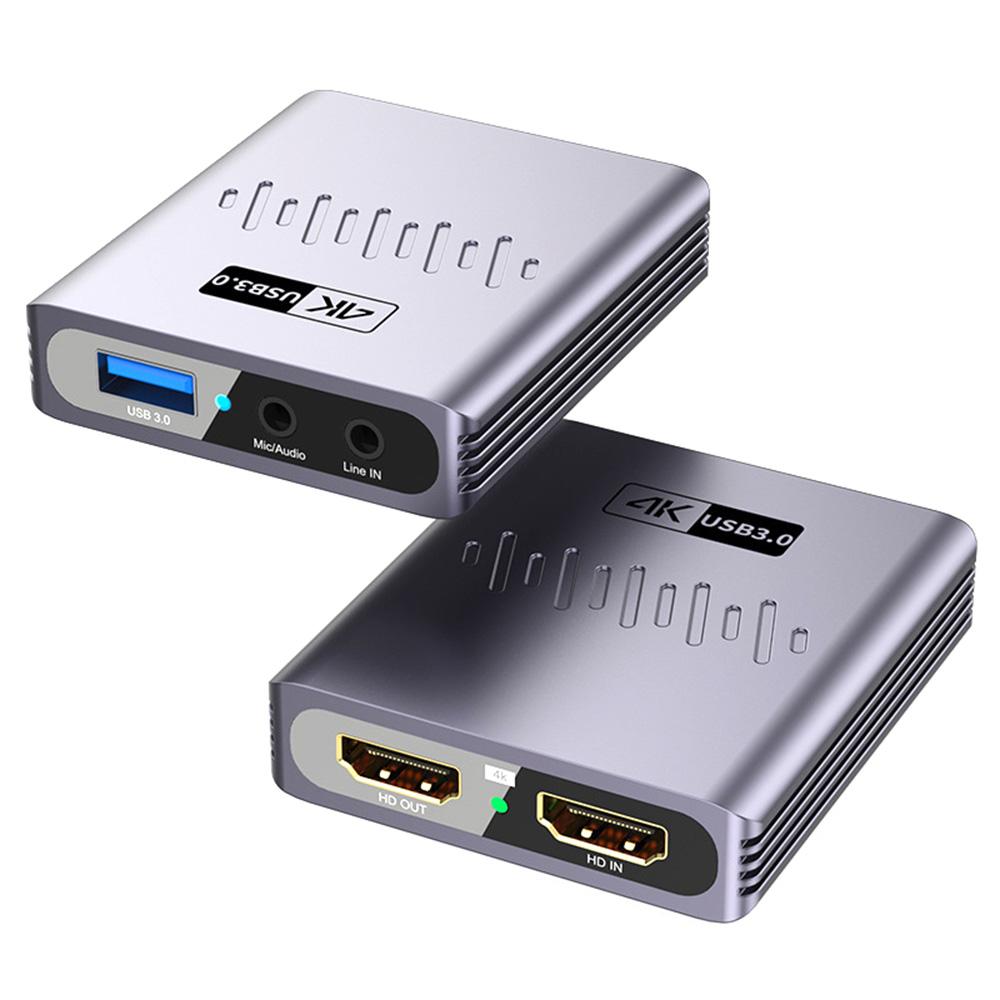

HC-V9 USB3.0 4K HD Карта Захоплення Відео 1080P HDMI Адаптер для Запису та Прямої Трансляції Ігор As Shown A