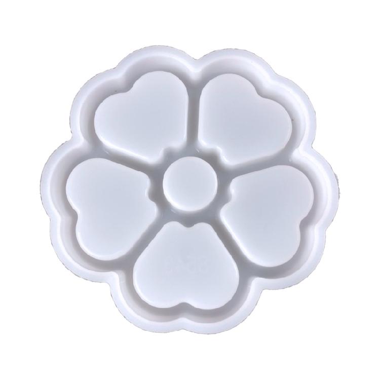 Box Resin Mold Flower Heart Fish Shape Small Jar Epoxy Resin Casting Mould 1 белый