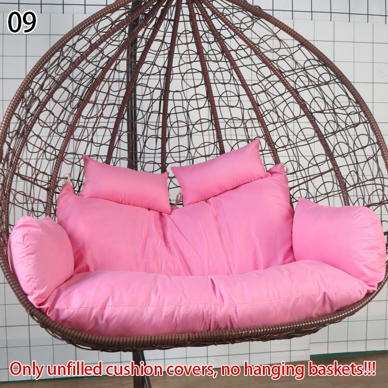 Hanging Chair Egg Chair Swing Cushion Cover Thickened Soft Rebound Breathable Non Deformable Cradle Vine Basket Cover No Padding