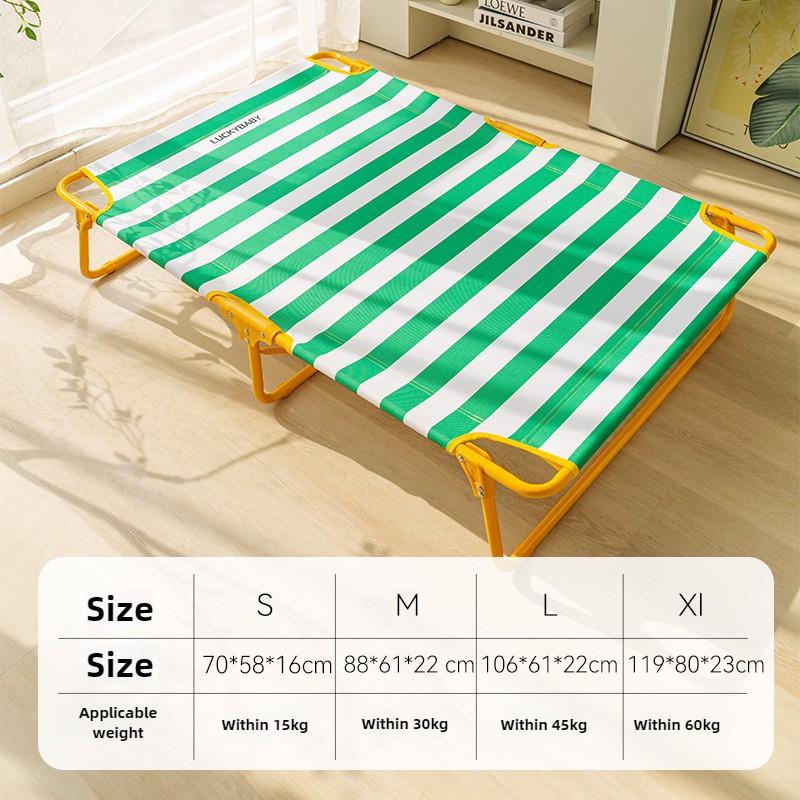 Dogs Camp Bed Summer Breathable and Moisture-proof Stable Large Dog Bed Foldable Wear-resistant Dog Accessories Products