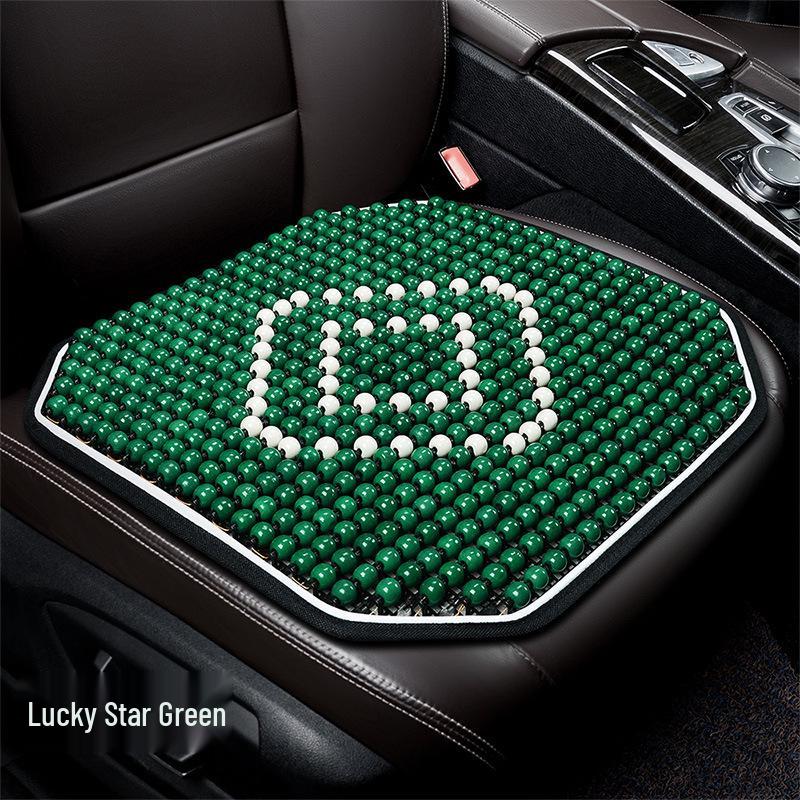 Atmungsaktives Autositzkissen mit Holzperlen - Sommerkühlung & Ganzjährige Belüftung